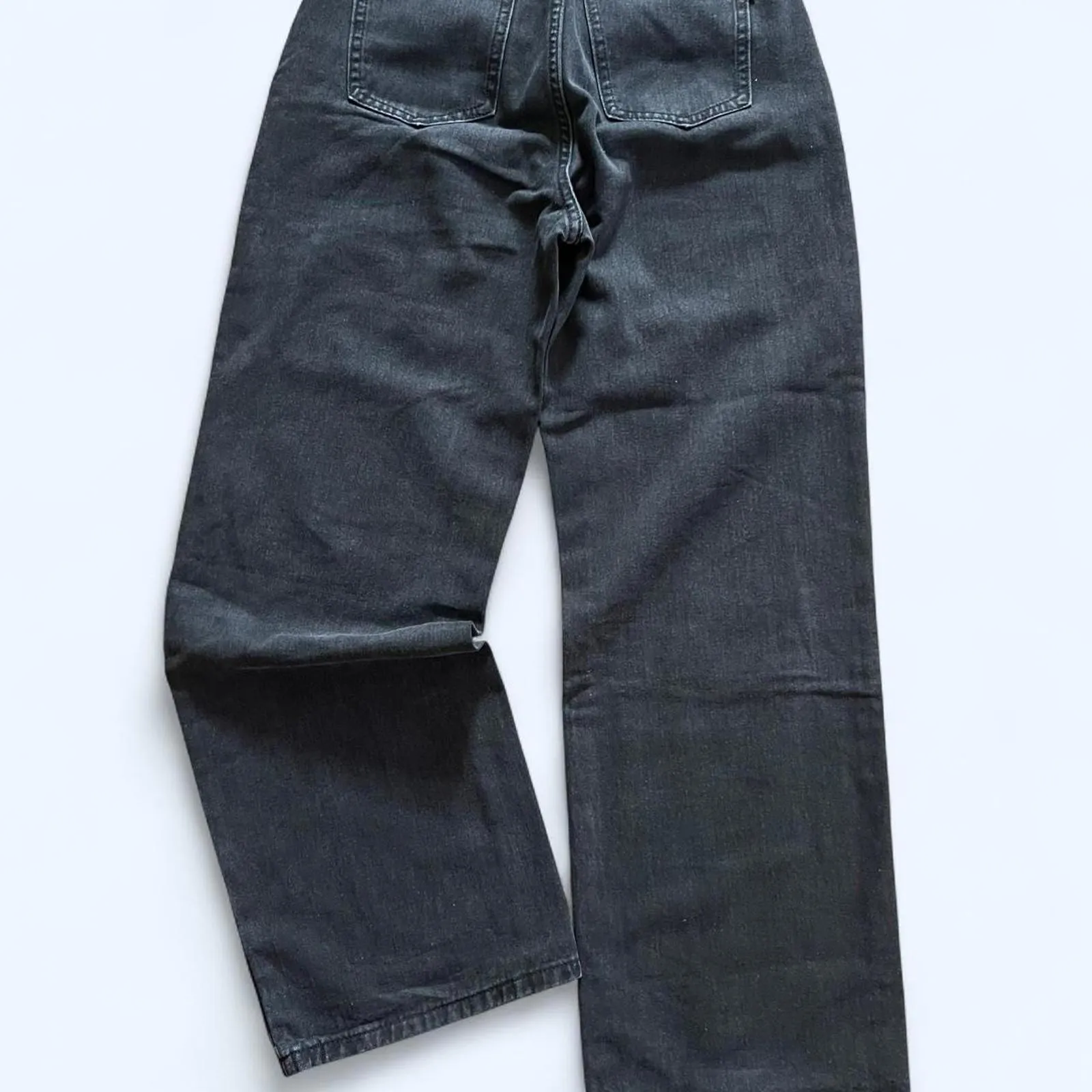 HDLTE black super soft denim wide leg jeans Size S - 26 inch waist - Image 5