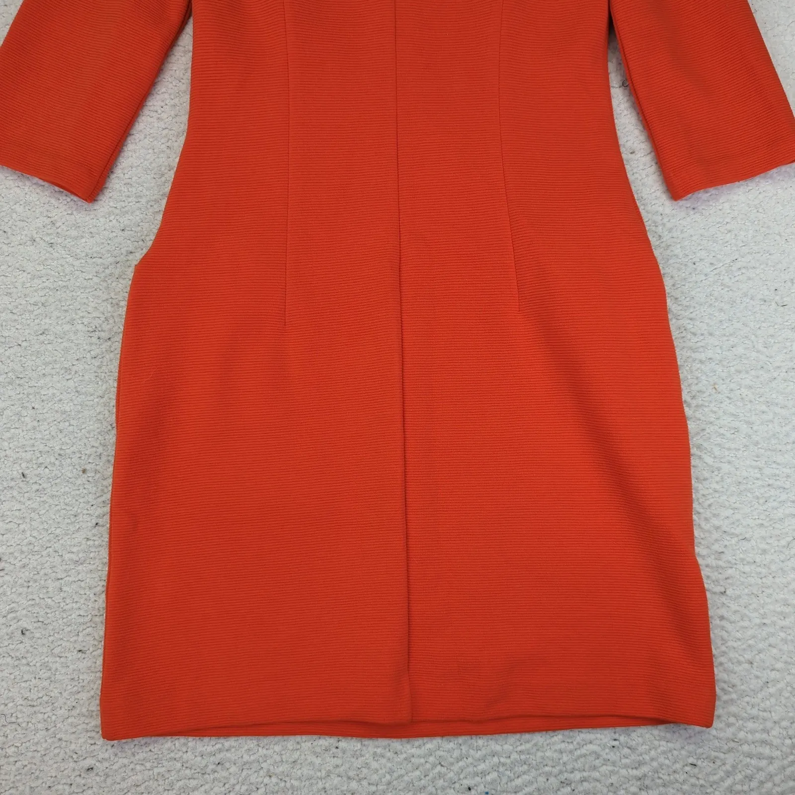 Boden UK 8 US‎ 4P Orange Knit Dress 3/4 Sleeve Career Casual Pockets - Image 6