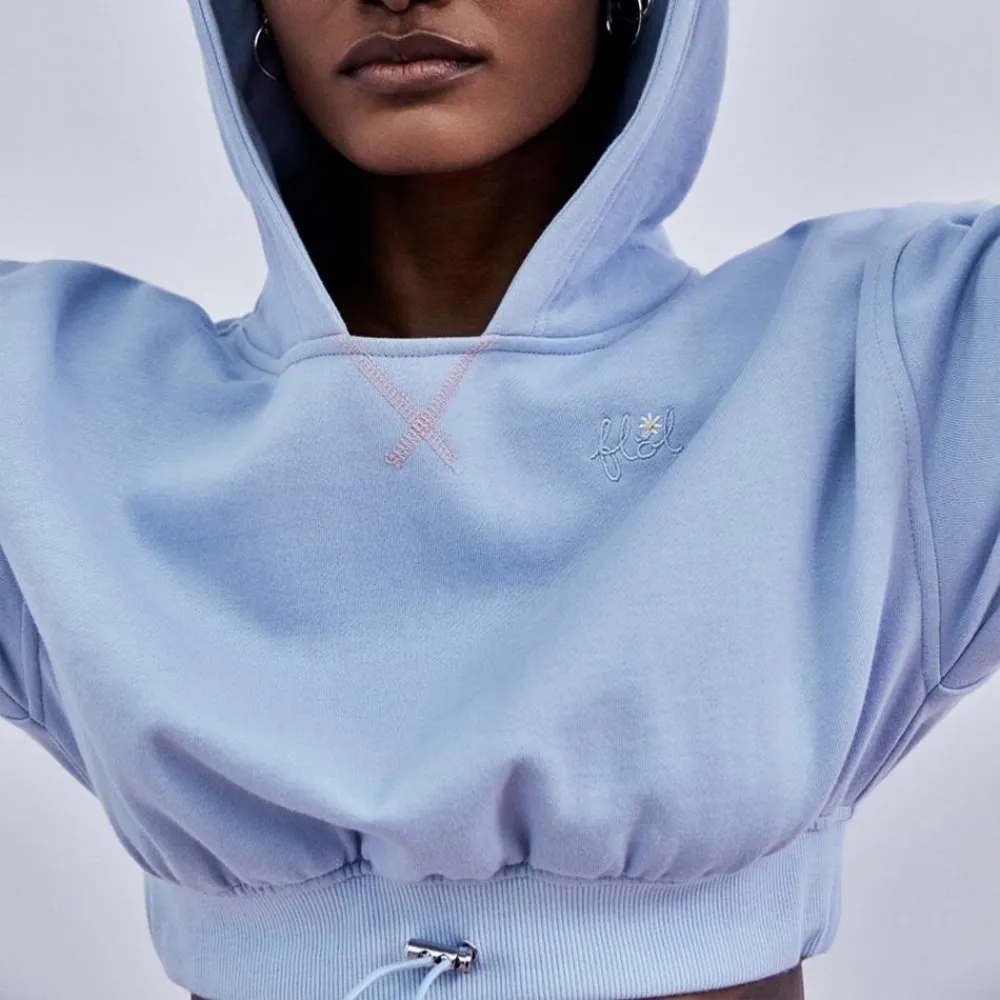 Josie Sweatshirt in Powder Blue - Image 4