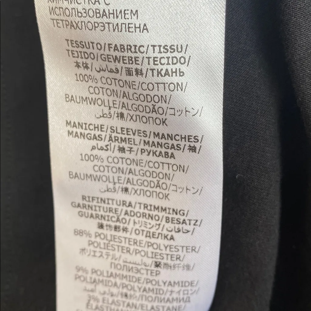 Alexander McQueen black cold shoulder puffy sleeve top - Image 8