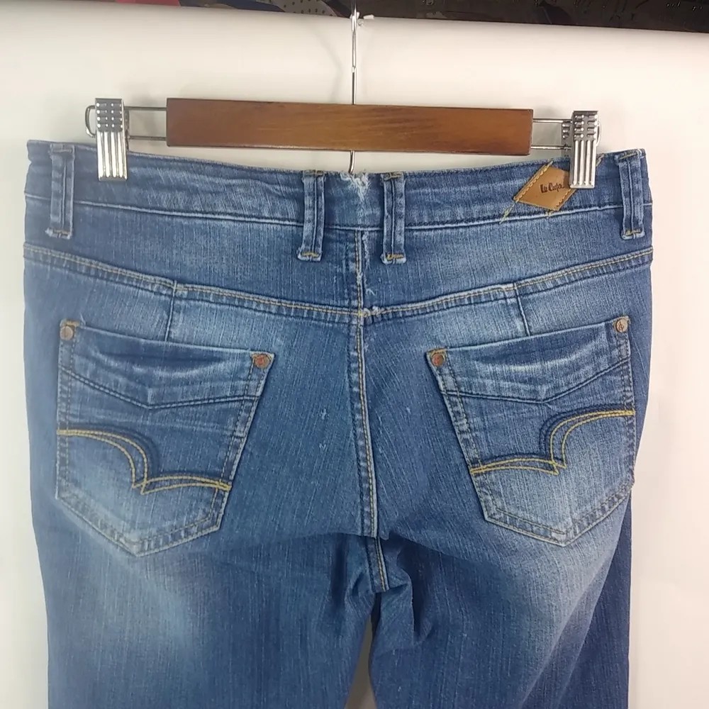 Lee Cooper Runaways 31 Distressed Skinny Jeans Blue - Image 9