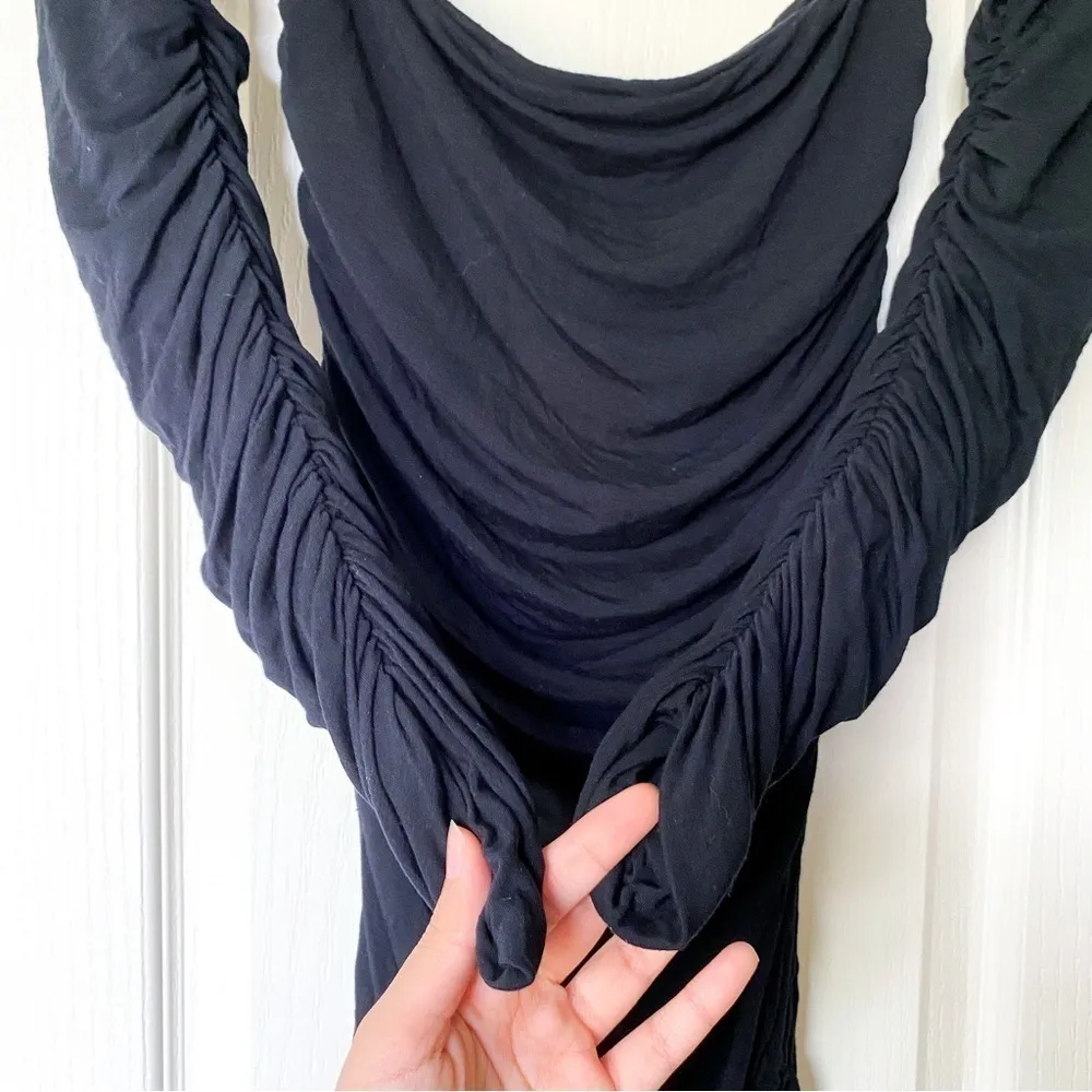 Are You Am I Dress Lida Ruched Gathered Ties Off - Image 6