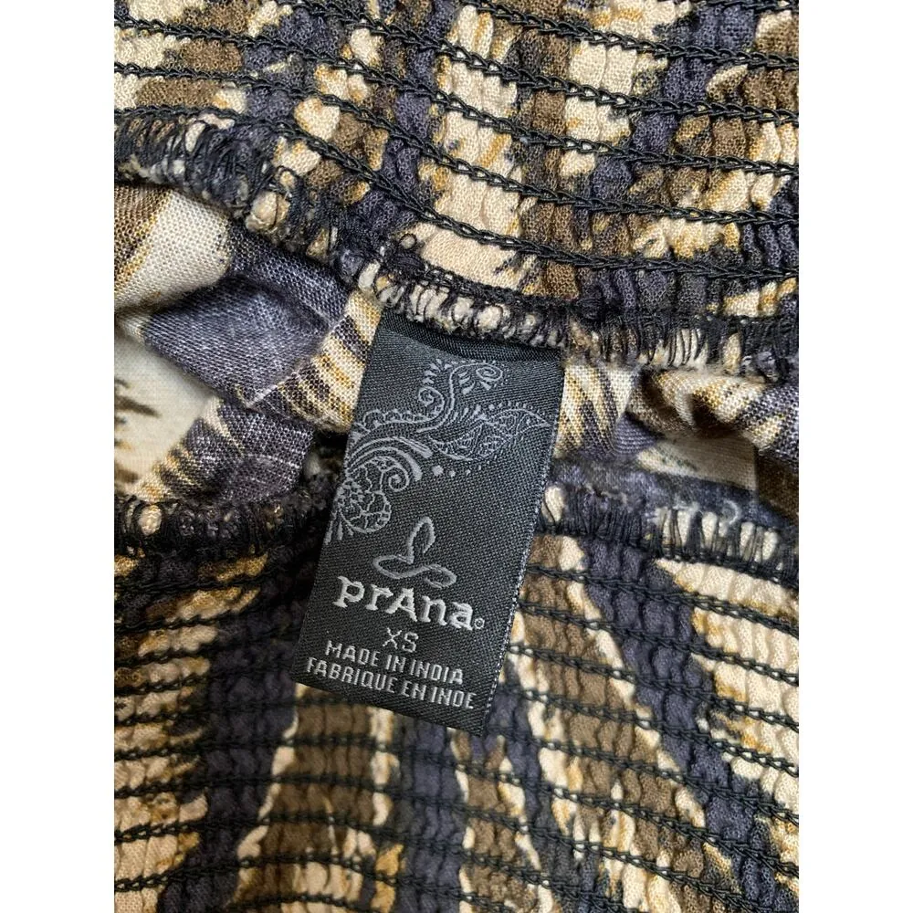 prAna Women's  Pattern Thick Waistband Shorts - Size XS - Image 5