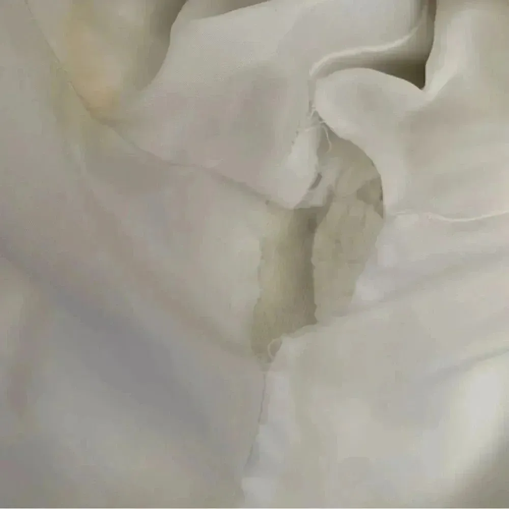 Urban Outfitter Sherpa Fuzzy Zip Up Cropped Ivory Womens Jacket SZ M - Image 9