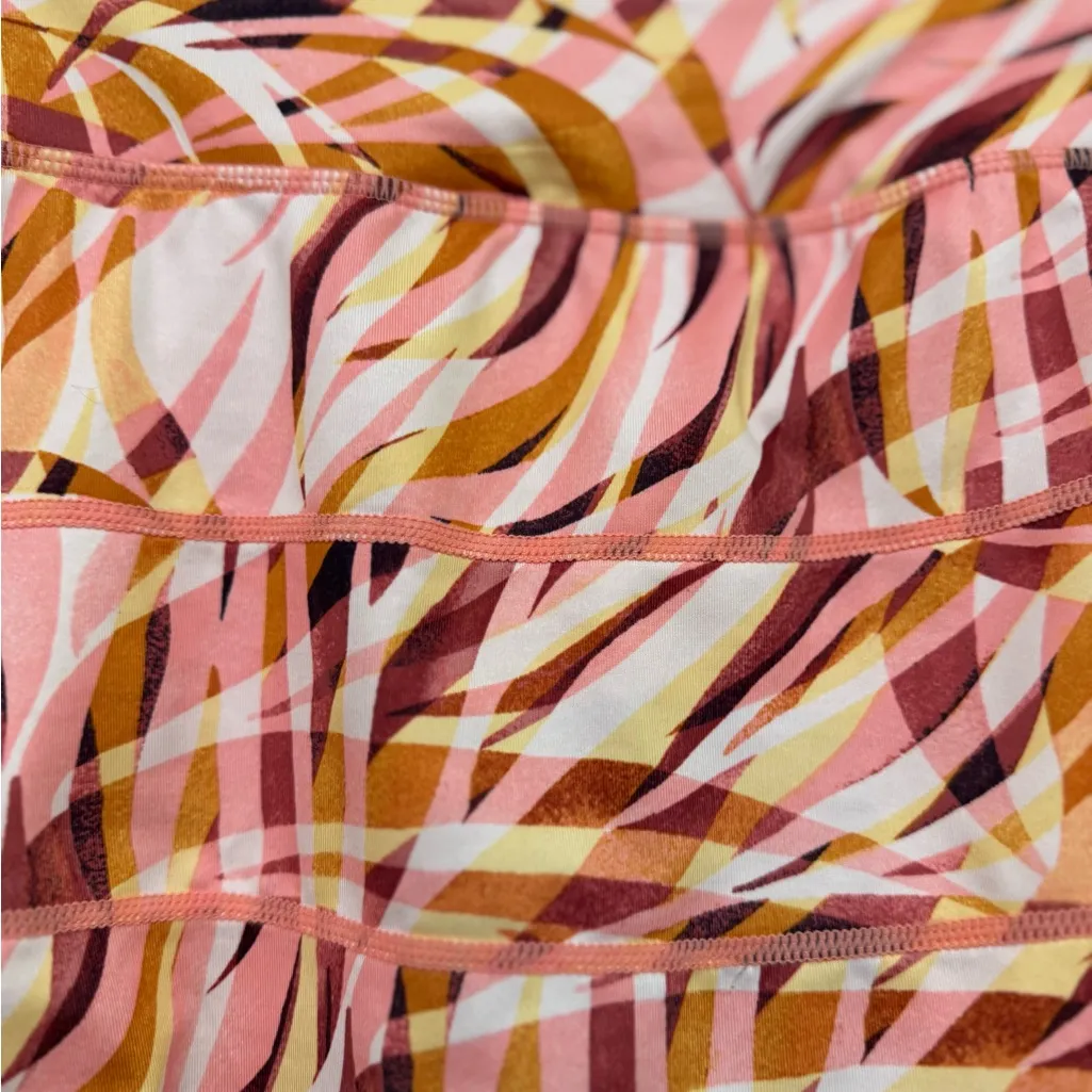 Ideology Pink and Orange Patterned Mini Skirt - Image 2