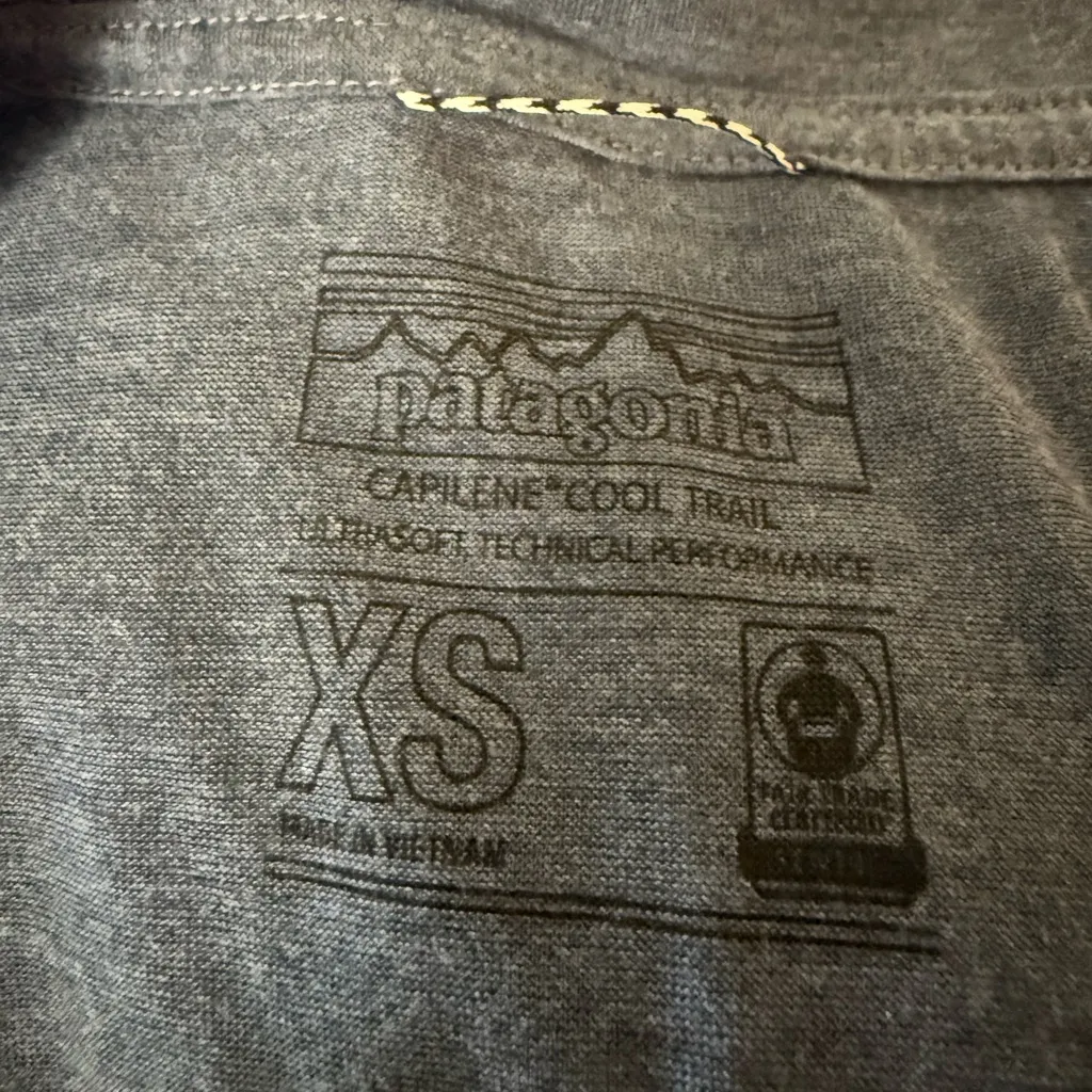 Patagonia Women's Capilene Cool Trail Short Sleeve Shirt Size XS - Image 6