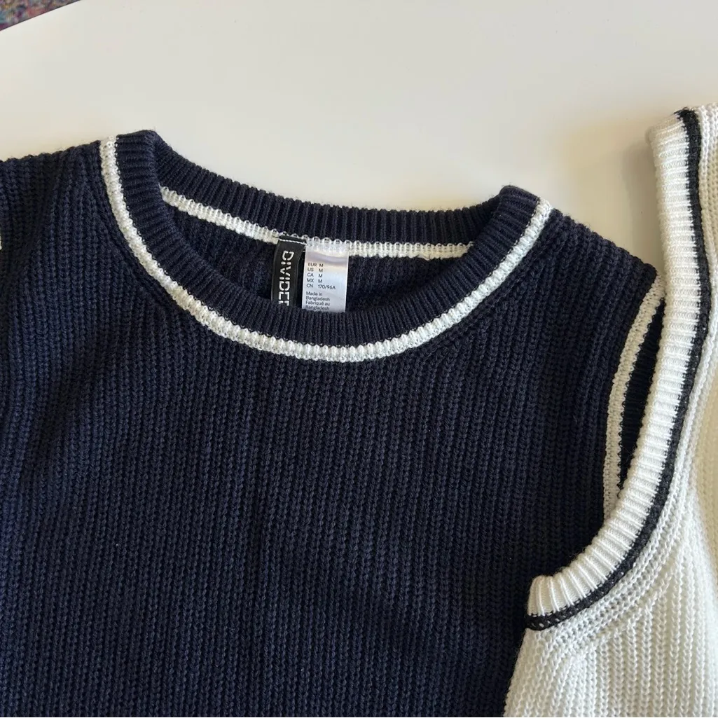 H&M Women's Sleeveless Knit Tops sweater vests set of two - Image 2