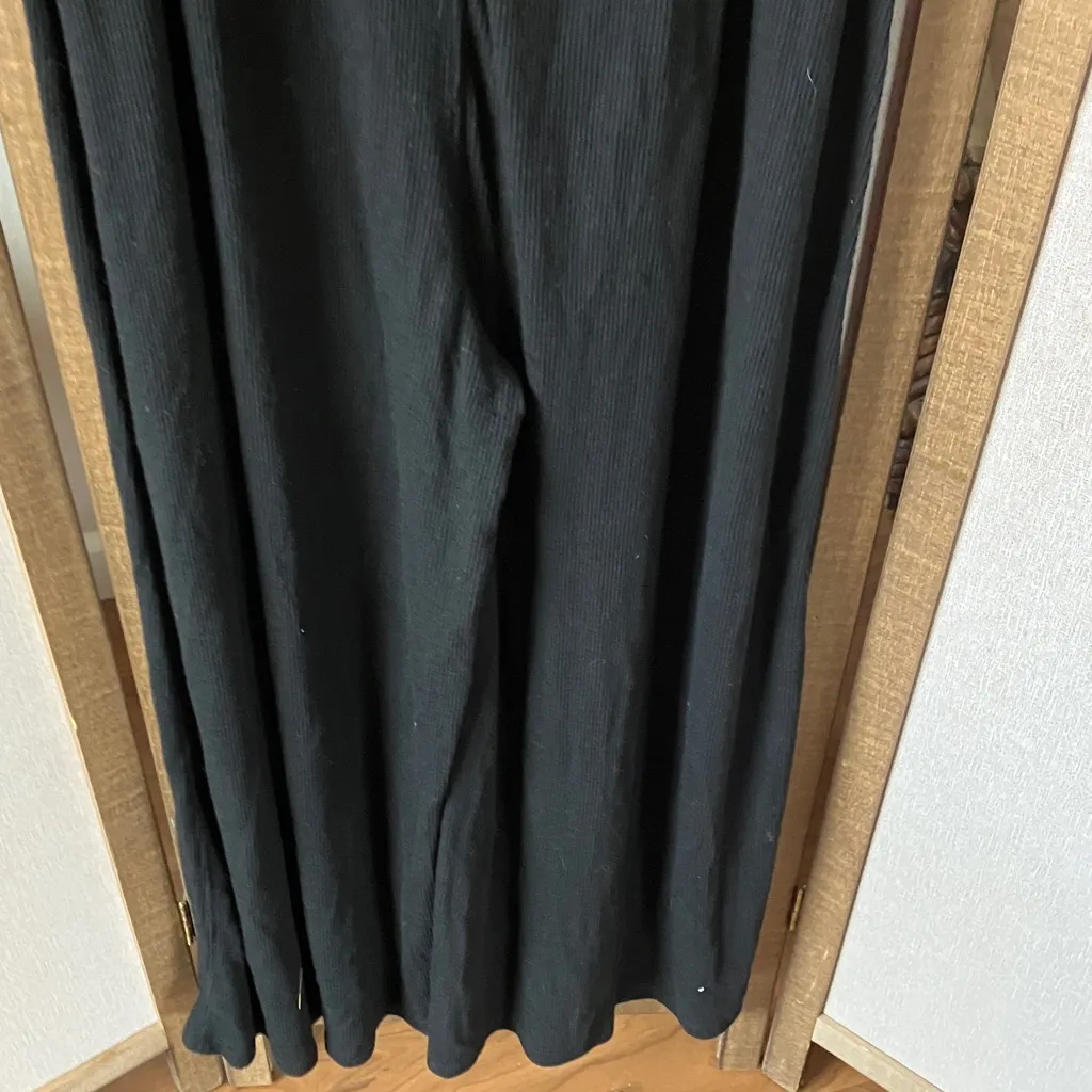 Double Zero Classic Black tank style ribbed jumpsuit, medium - Image 11