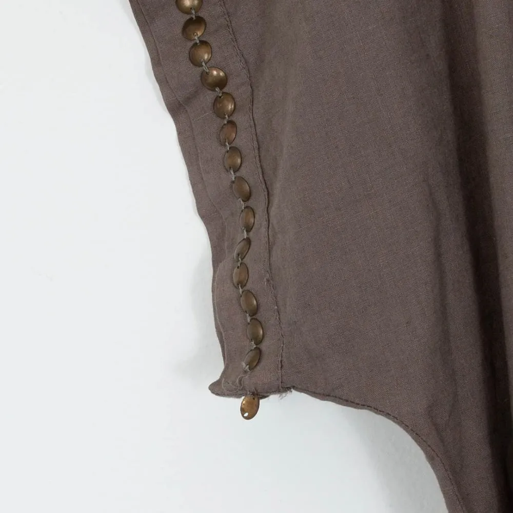 Victoria's Secret Embellished Linen Blend Short Sleeve‎ Dress Womens Size Medium - Image 7