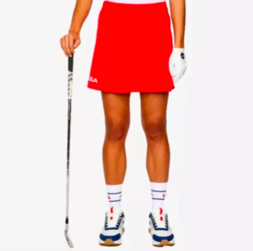 J. Lindenberg USA Golf Skort And Top Size medium Red - Image 9