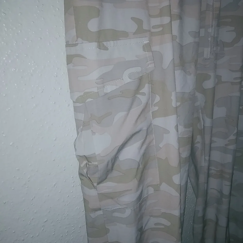 SOHO XL Elegant Cargo Camo Beige Jogger Pants - Image 3