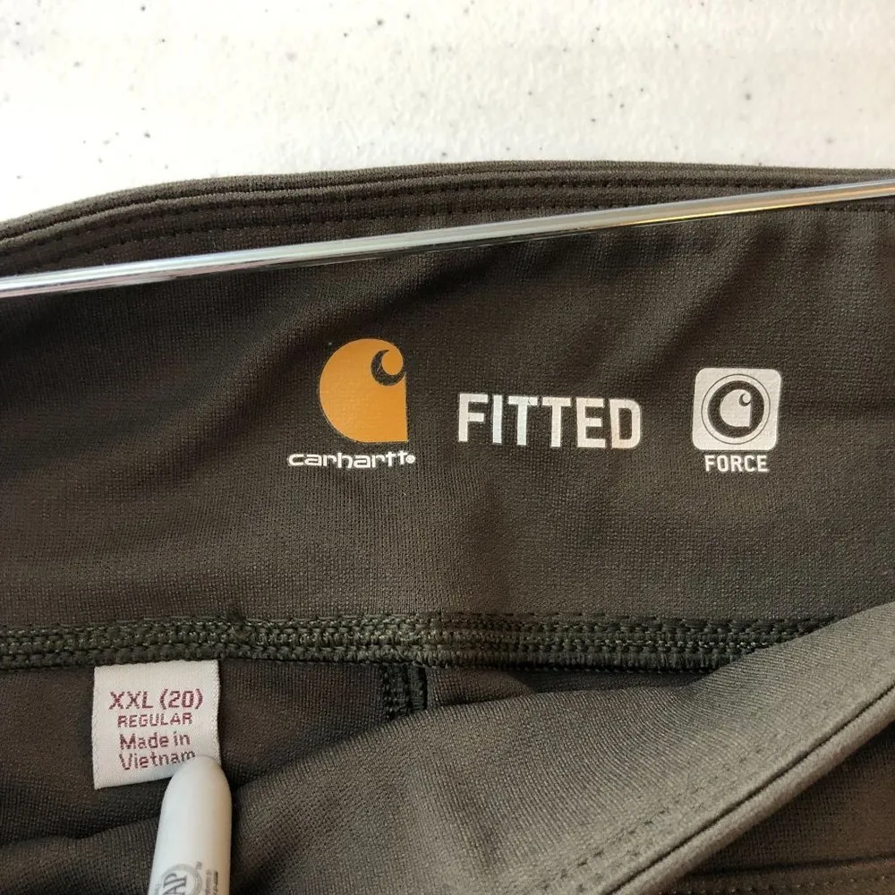 Carhartt Womens Brown Force Utility Knit Midweight Legging Pants Size XXL/20 - Image 5