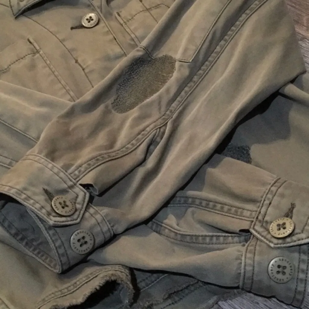 Sanctuary  Distressed Cropped Utility Jacket – XS - Image 7