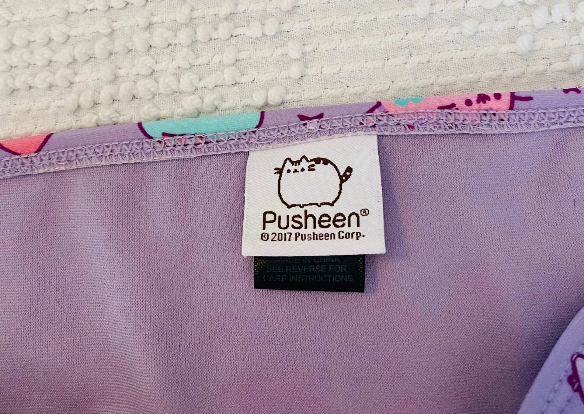 Pusheen Cat Purple Bikini Bottoms  - Image 5