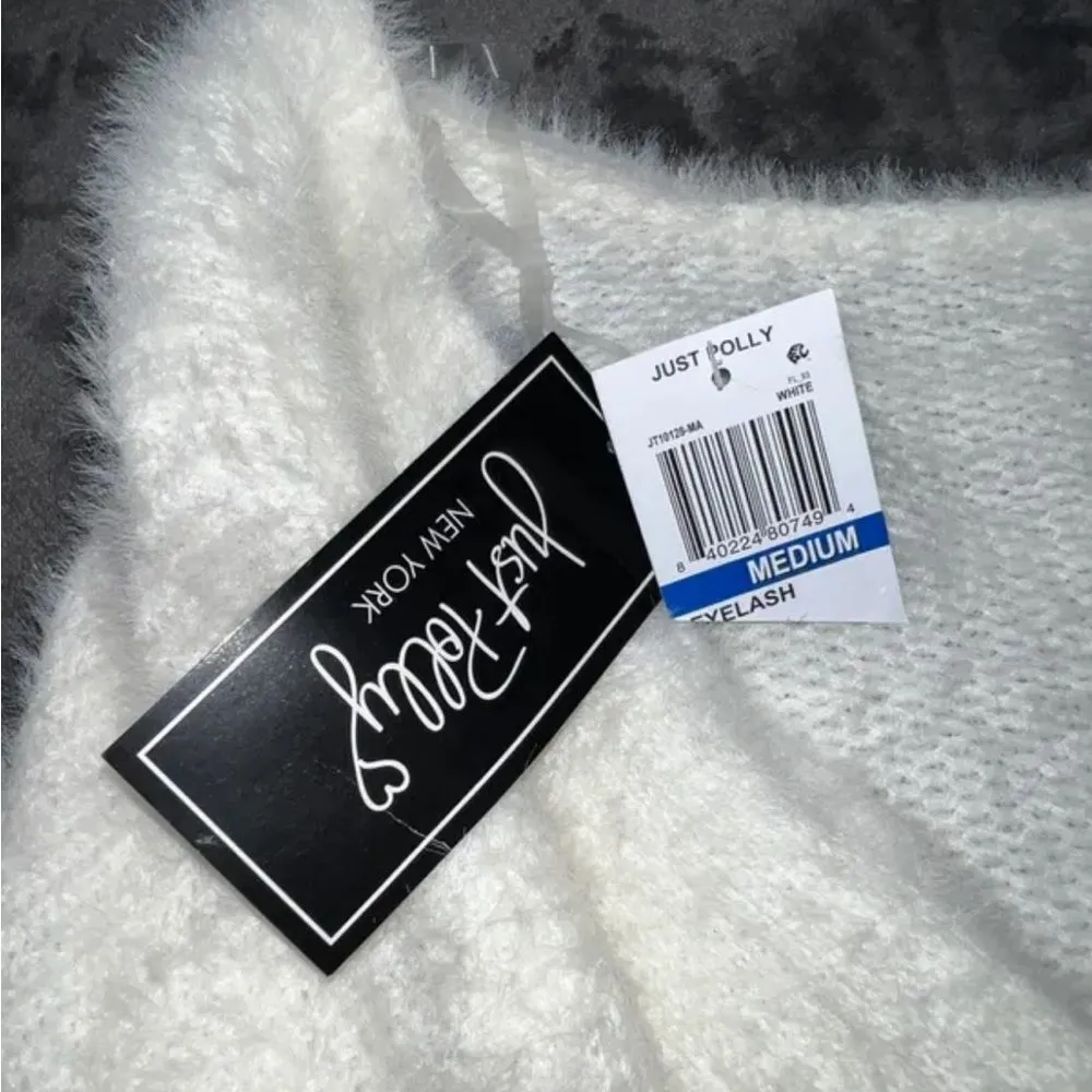 NWT Polly & Esther two way sweater eyelash knit M - Image 8