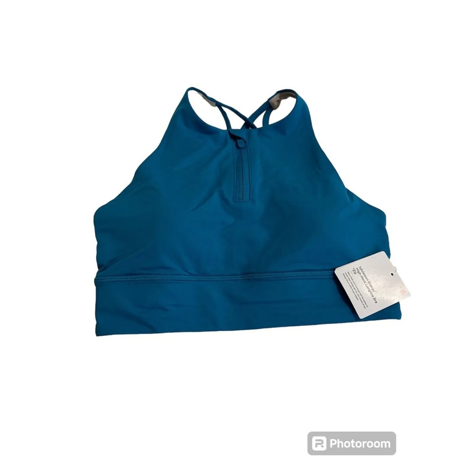 *NWT, Lululemon, Women, Energy High Neck Bra with Zip, Sz 8, B - Image 6