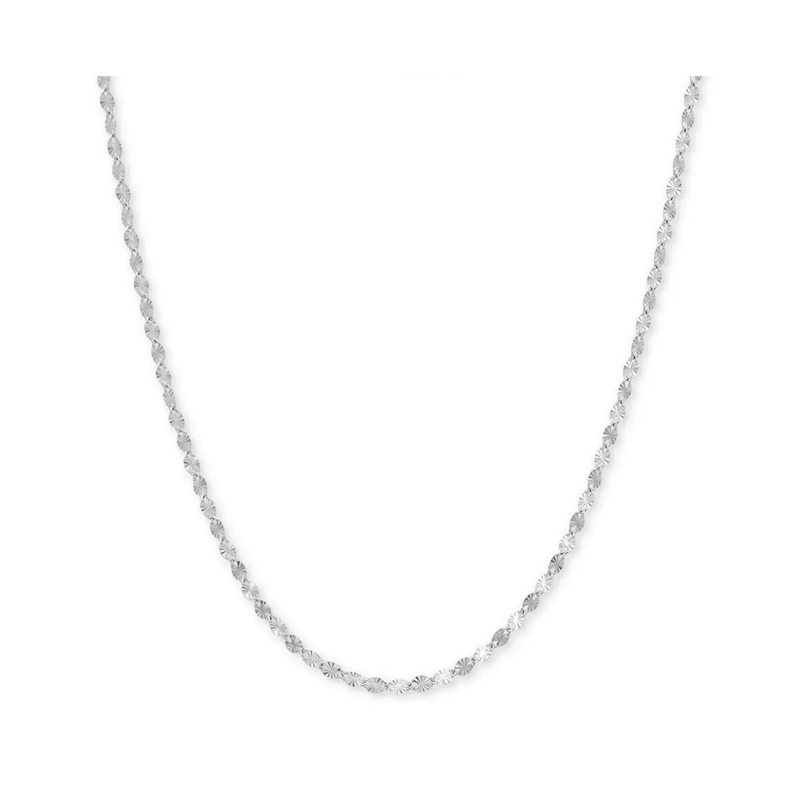 Giani Bernini Sterling Silver Necklace 16" Disco Link Italy Womens 925 Chain New - Image 3