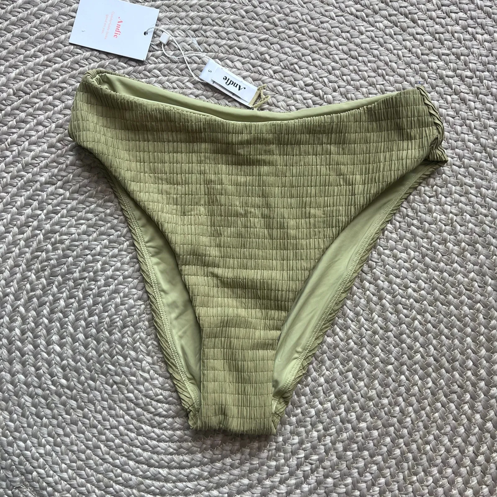 Andie The 90s high waisted bikini bottom Sz Small - Image 3