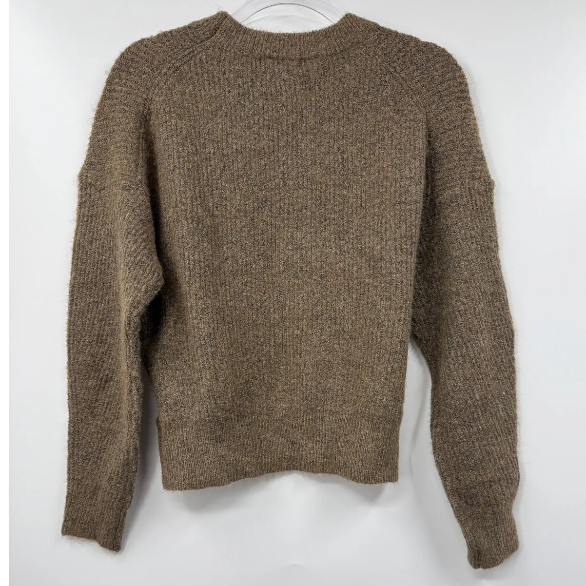 Heartloom Sweater Womens Knit Crewneck Long Sleeve Brown Pullover Size Medium - Image 6