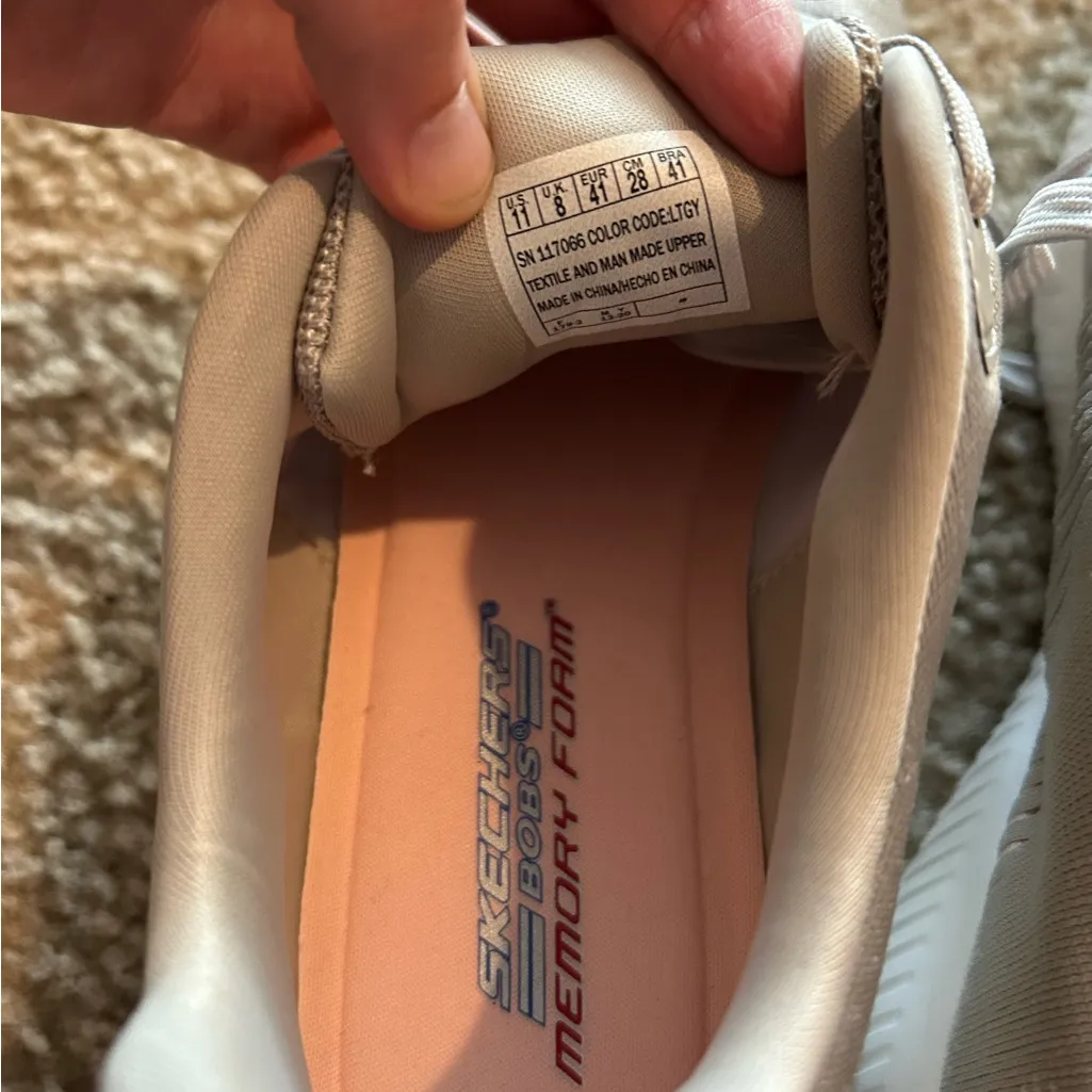 Skechers Women's Bobs Sport Squad Tough Talk Athletic shoes White Size 11 - Image 2