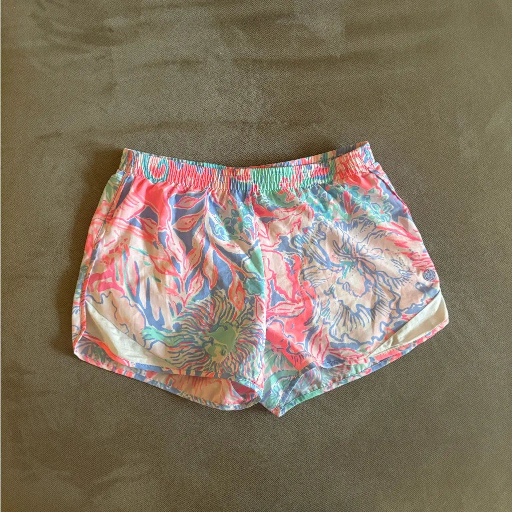 Lilly Pulitzer Size XS Ocean Trail Shorts Viva La Lilly Athletic - Image 2