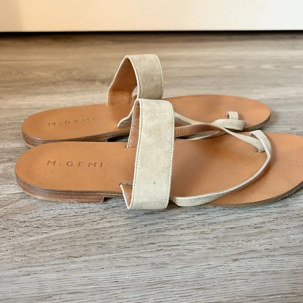M. Gemi The Medio Sandal in Latte European Summer Minimal Contemporary EU 41 Tan Size 10 - Image 6