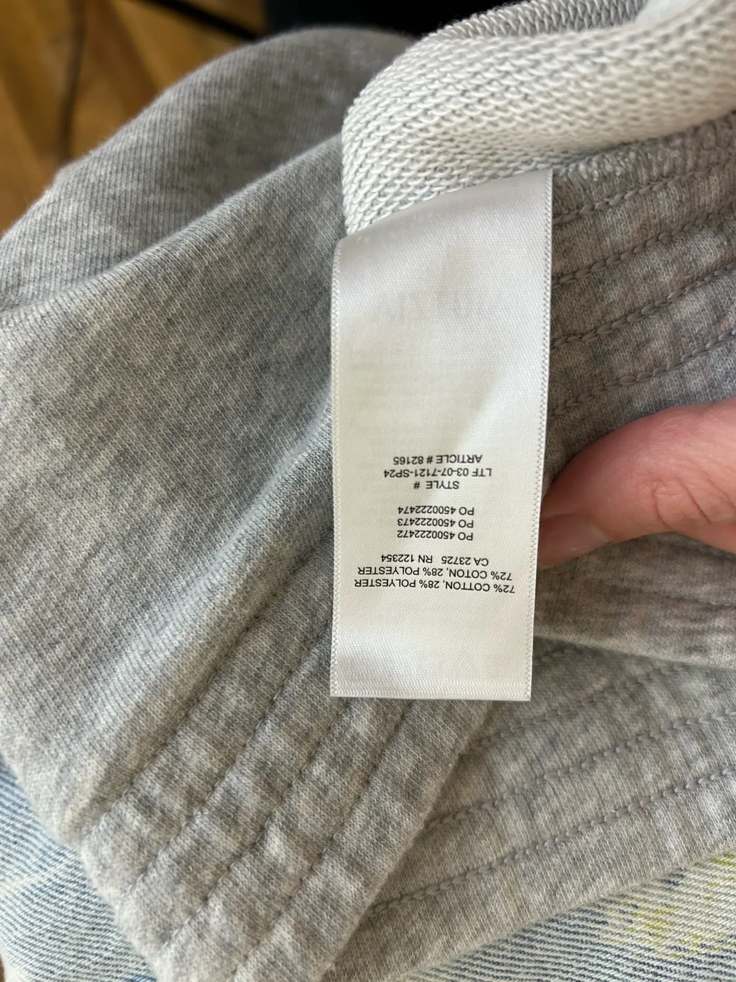 NWOT Aritzia TNA Heather Gray Cozy Fleece Skirt - Image 5