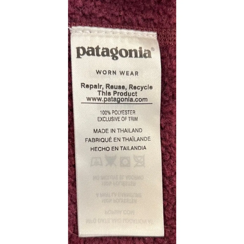 Patagonia Better Sweater Quarter-Zip Fleece Pullover Size Small - Image 8