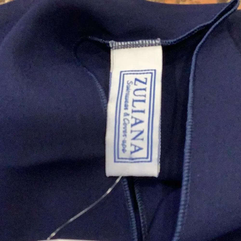 Zuliana Navy Blue Beach Cover Up/Sarong. Made in USA. New With Tags Size undefined - Image 4