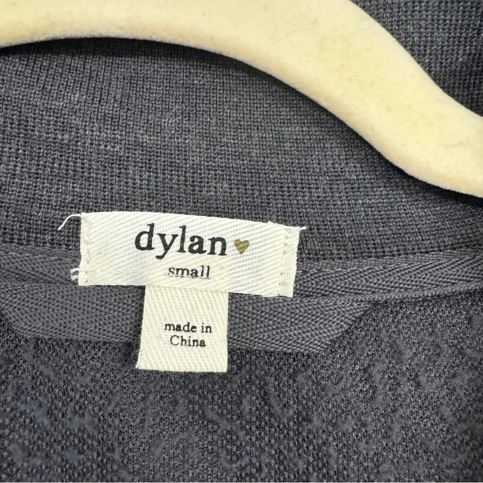 Dylan Grey Teddy Bear Quarter Zip Sweater Womens S Casual Cosy Athletic Warm - Image 8