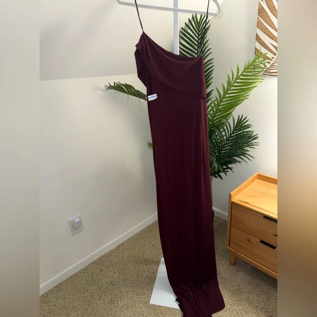 Katie May  Mojave Single Long Sleeve‎ Gown in Sangria - Image 6