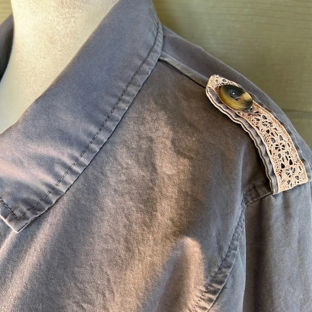 Democracy  Embroidered Utility Jacket - Image 7