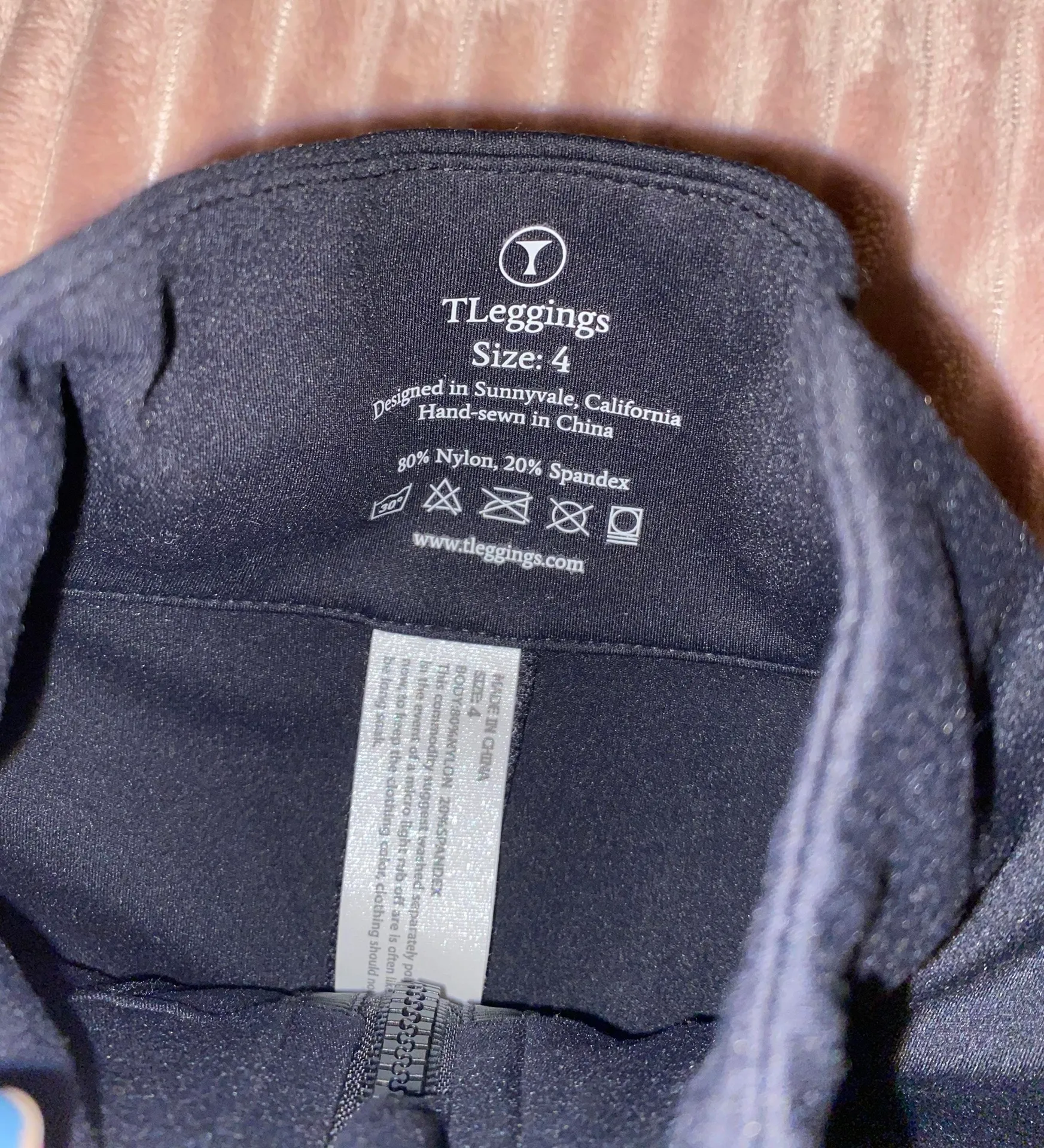 T Leggings Sport Jacket Black Size 4 - Image 4