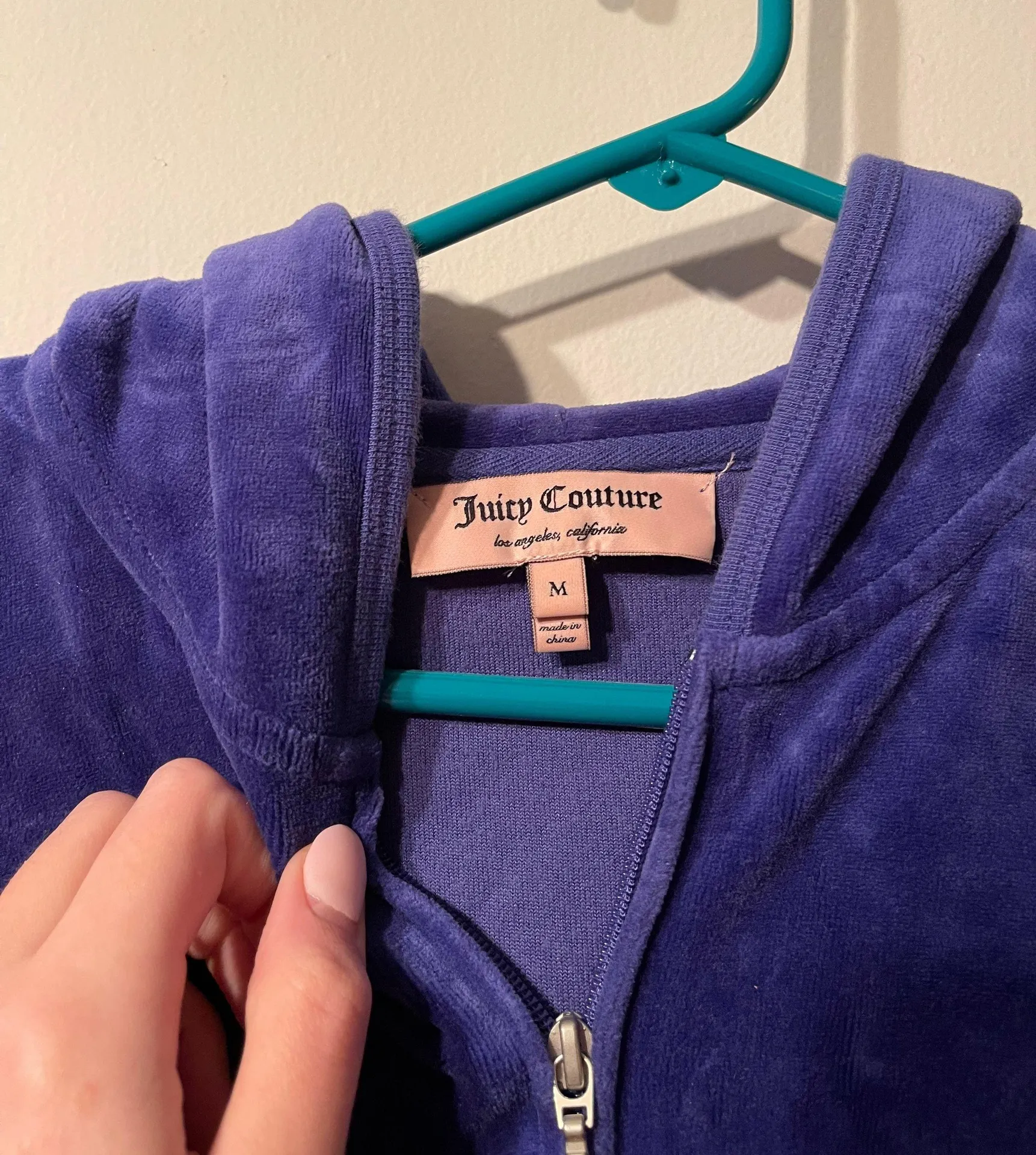 Juicy Couture Velvet Tracksuit Jacket - Image 4