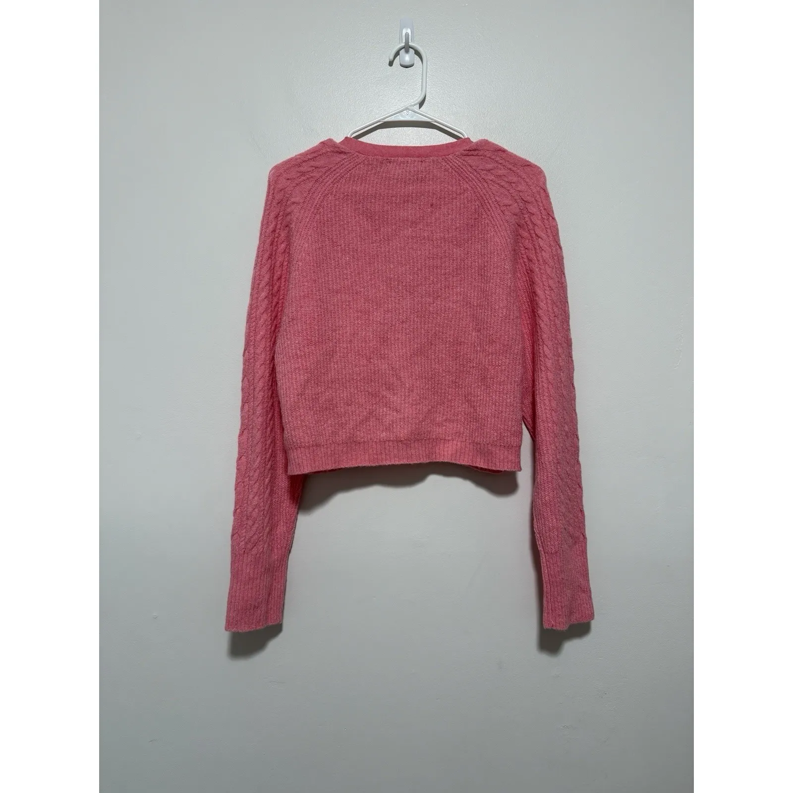 J. Crew Pink Supersoft cropped cable - Image 5
