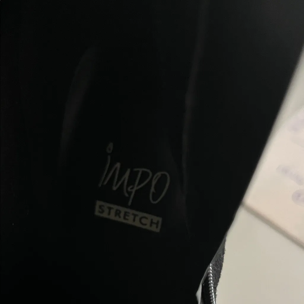 Impo Stretch Sass women's knee-tall studded zipper boots in black faux suede - Image 2