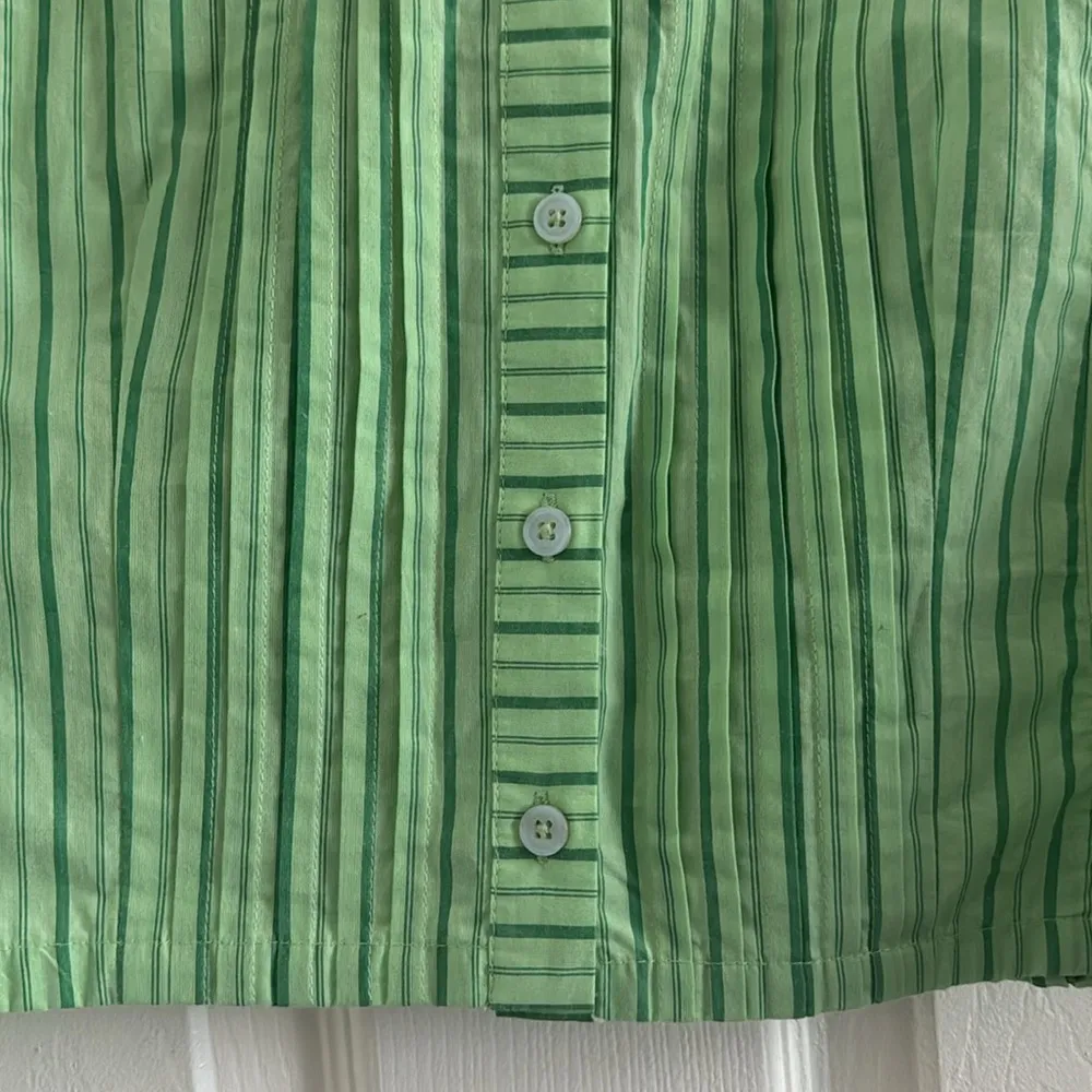 NWT  Maeve Blouse size Medium Green - Image 7