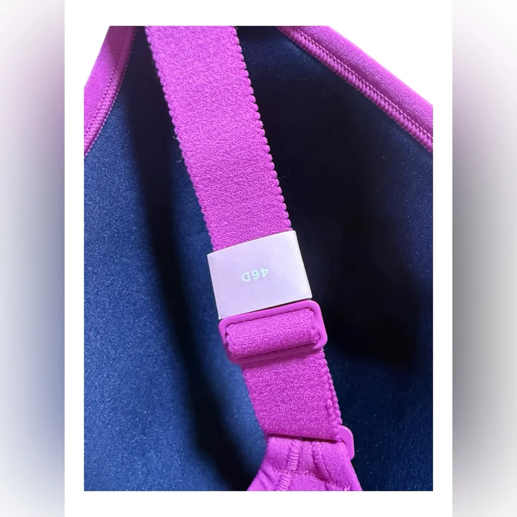 CACIQUE Cotton Collection Lightly Lined No-Wire Bra 46D – NWT Purple Lane Bryant - Image 8