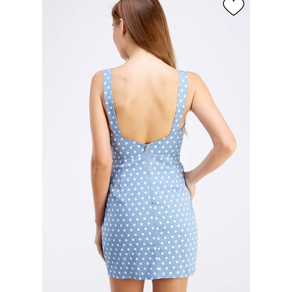 LUNIK BLUE POLKA DOT DRESS - Image 10