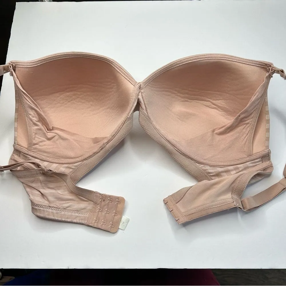Motherhood Maternity Tan Seamless nursing Bra 38E 38DD - Image 3