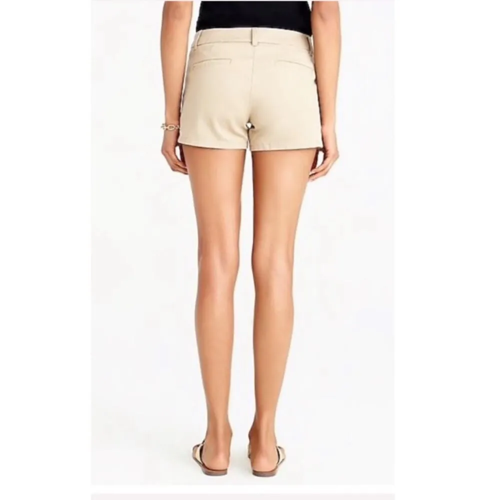 J. Crew Tank Khaki 3” Broken-In Chino Shorts Size 12 - Image 2