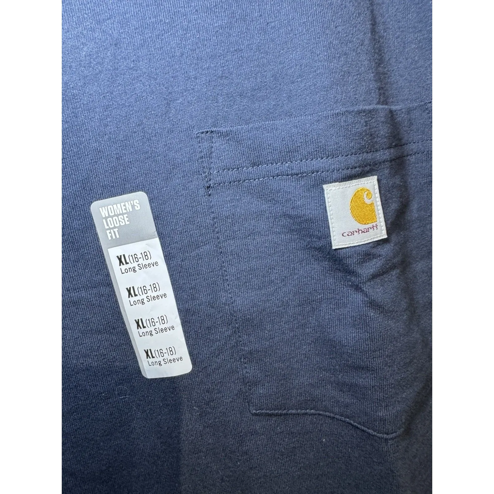 Carhartt Women's WK126 Workwear Pocket Long-Sleeve T-Shirt - Image 3