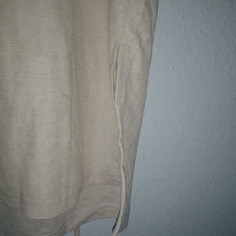 Lili Sodonio XS Sleeveless Knit Beige Pull On Fun Tie Back Dress Miami Style - Image 6