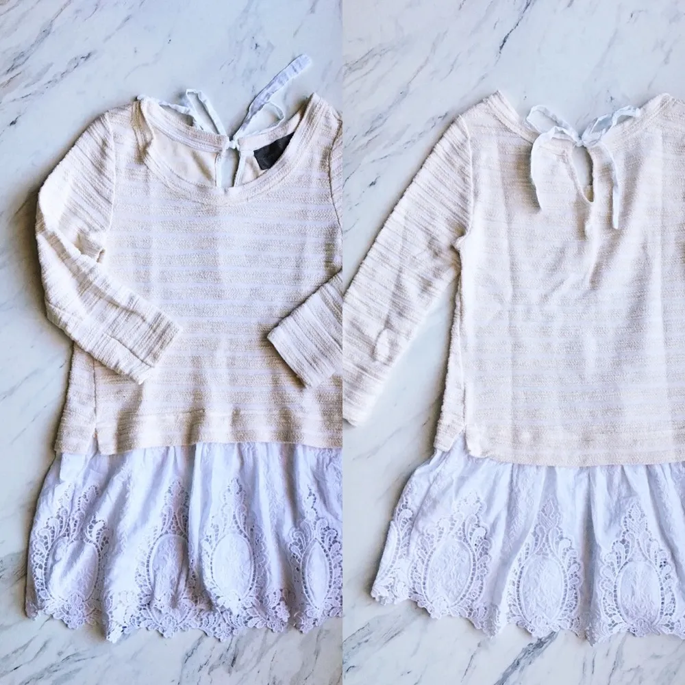 Anthropologie East Falls Pullover Sweater w/ Lace - Image 2