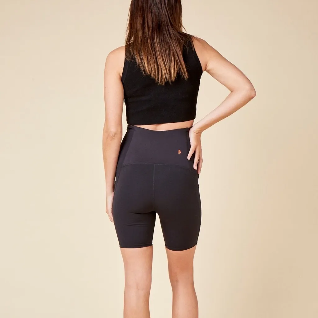 TheRY The Saviour Maternity Compression Shorts (Black) - Image 4