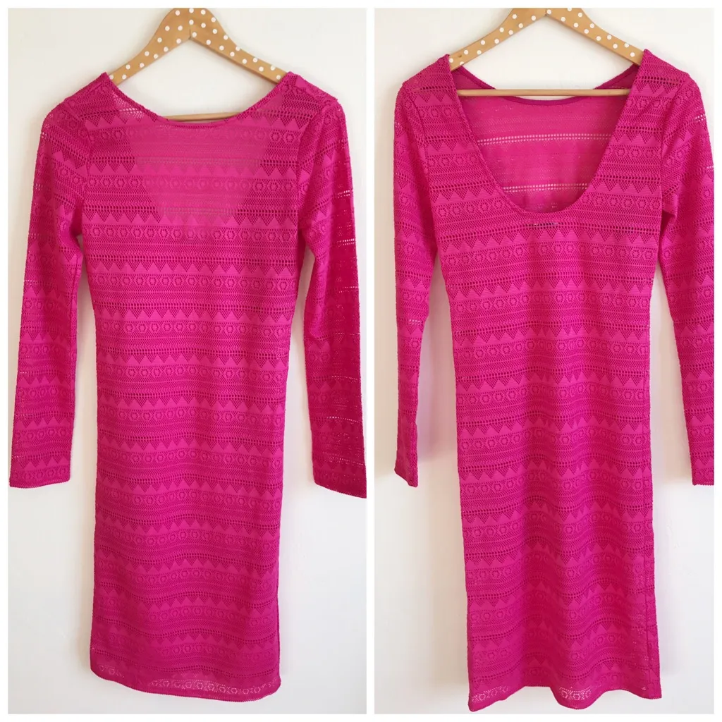 NWT Tobi Hot Pink Midi - Image 3