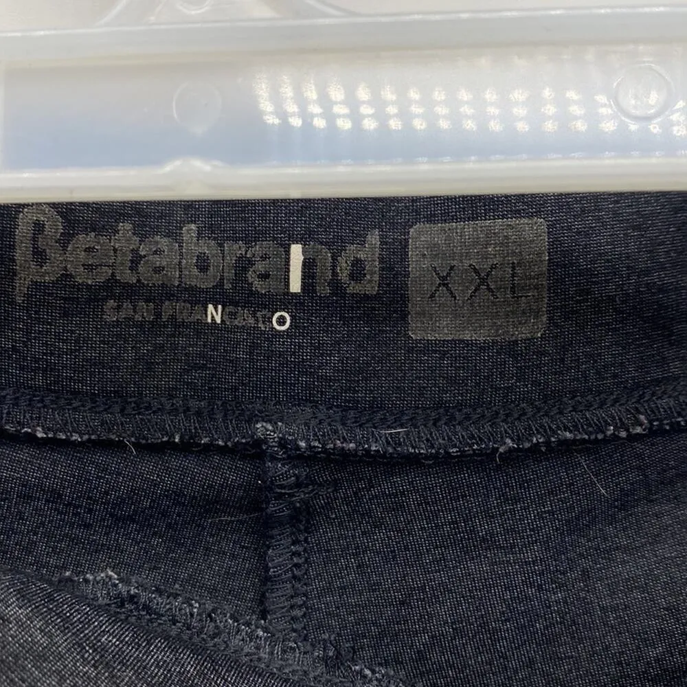 BetaBrand charcoal black San Francisco pant office comfy wide leg back to school - Image 3