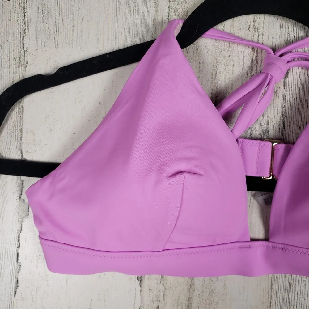 NWT Victoria's Secret Berry Gelato Pink Essential Halter Bikini Top Women's XL - Image 2
