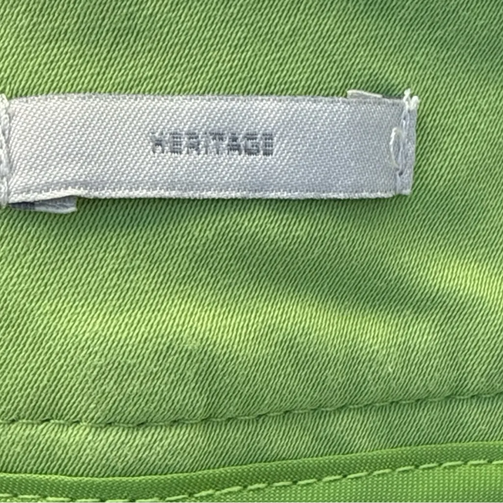 Talbots Heritage Bermuda Shorts 10 Vibrant Green Cotton Stretch Summer Classic - Image 7