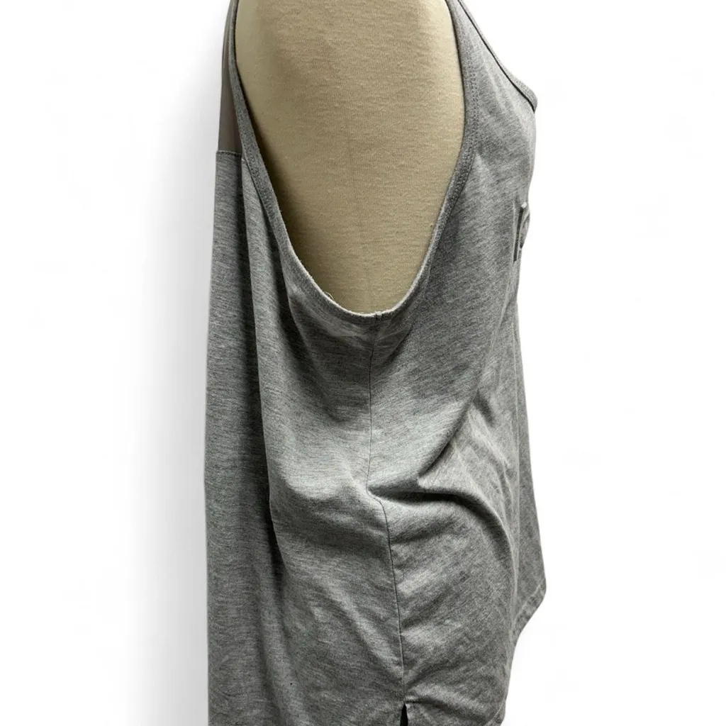 Bebe Gray Tank Top with 3D Logo - Image 5